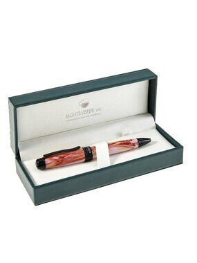 Monteverde USA Prima Red Swirl Ballpoint Pen | Brand New, Never Used